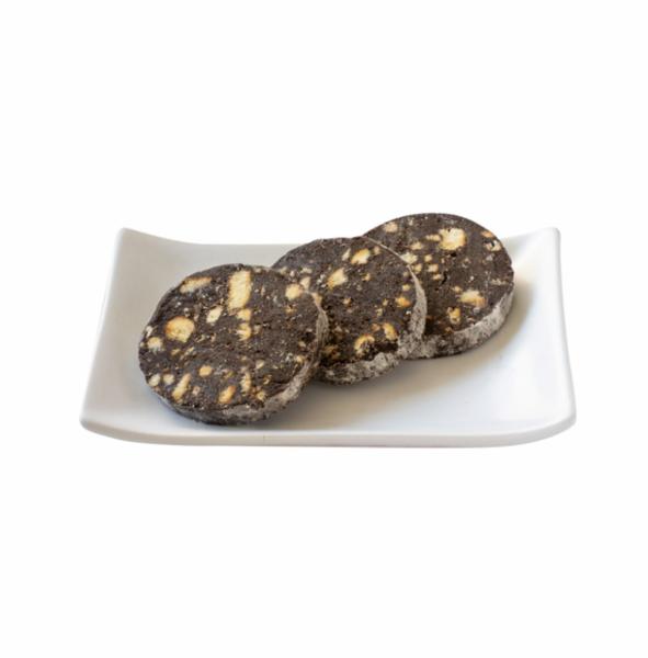 Salame al cioccolato a fette