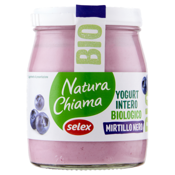 Selex Natura Chiama Yogurt Intero Mirtillo Nero Biologico 150 g