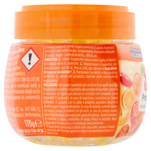 Zanzarella Profumatore in Perle Esplosione di Agrumi 170 g