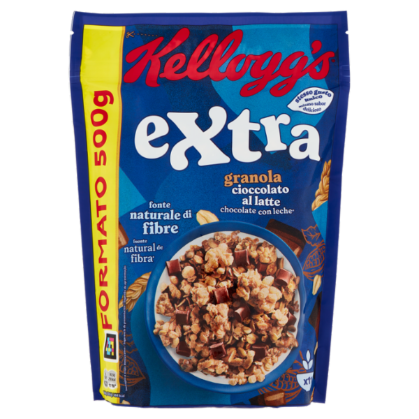 Kellogg's Extra granola cioccolato al latte 500 g