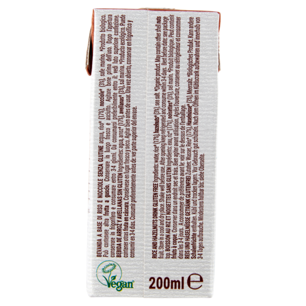 Vital Nature Biologico Riso e nocciole 200 ml