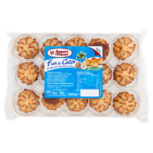 Sapori & Piaceri Fior Di Cocco 15 Morbidi Pasticcini Al Cocco 220 g