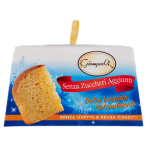 Giampaoli Senza Zuccheri Aggiunti* Dolce Lievitato Naturalmente Senza Uvetta e Senza Canditi 600 g