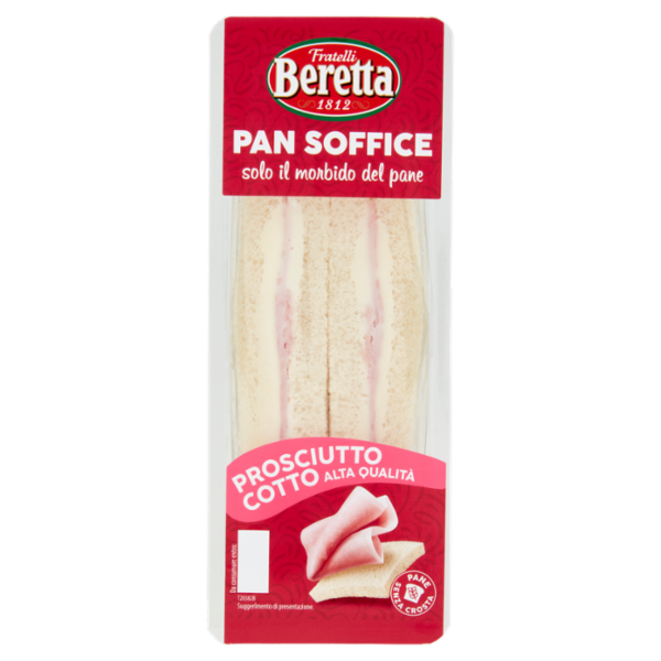 Fratelli Beretta Pan Soffice Prosciutto Cotto Alta Qualità 140 g