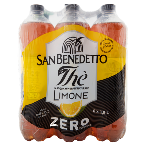 San Benedetto Thè Limone Zero 6 x 1,5 L
