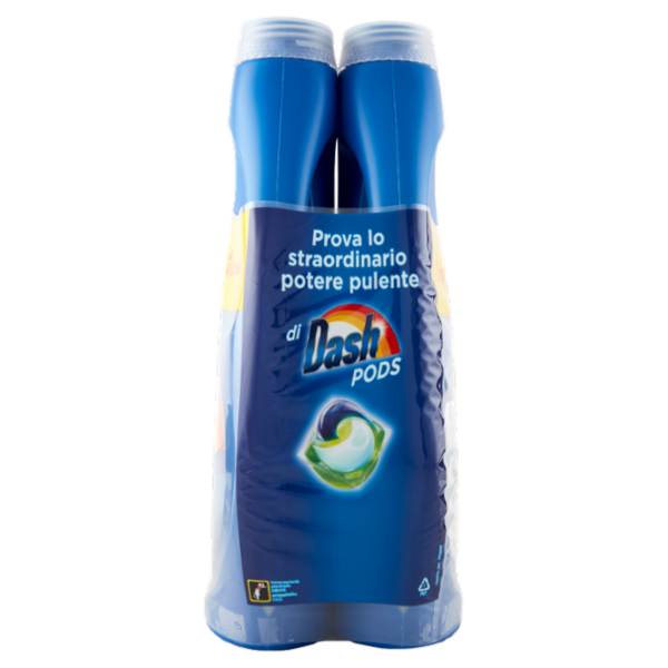 Dash Detersivo Lavatrice Liquido per Bucato Classico 2x30=60 Lavaggi 2 x 1500 ml