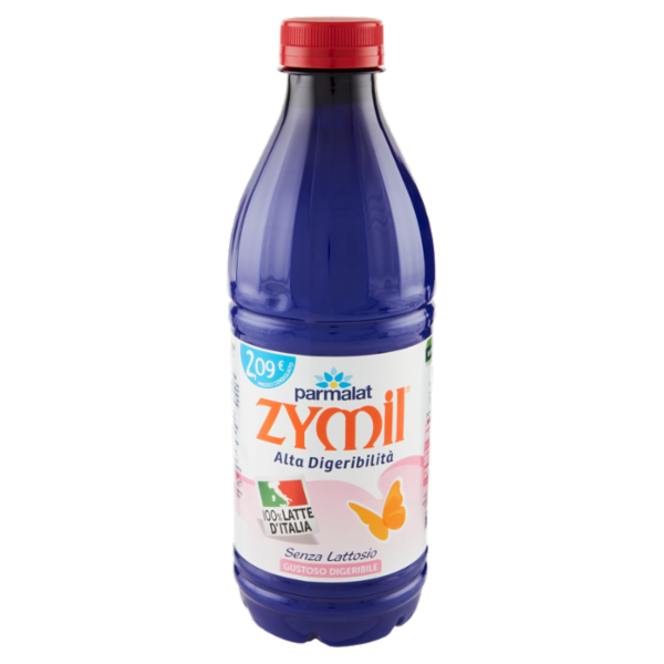 Zymil Alta Digeribilità Senza Lattosio Gustoso Digeribile 100% Latte d'Italia 1000 ml
