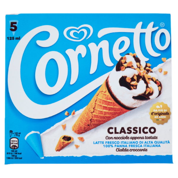 Cornetto Algida Classico 5 Gelati 375 g