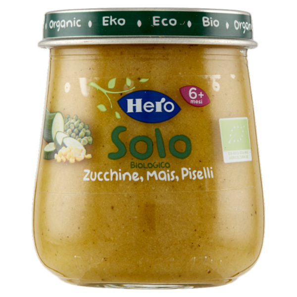 Hero Solo Zucchine, Mais, Piselli 120 g
