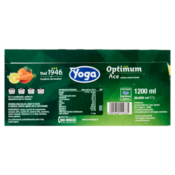 Yoga Optimum Ace 6 x 200 ml