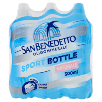 Acqua Minerale San Benedetto Naturale Benedicta Scorzè Libera 6 x 500 Ml