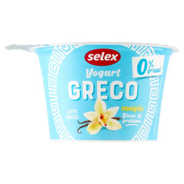 Selex Yogurt Greco 0% Grassi Vaniglia 150 g