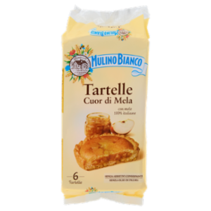 Mulino Bianco Tartelle Cuor Di Mela Merenda Con Mele 100% Italiane 6 Pezzi 288g