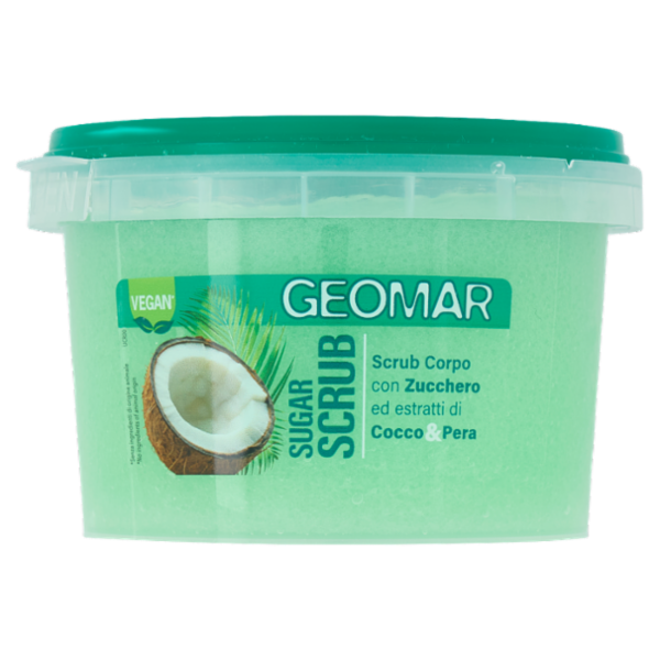 Geomar Fruity Sugar Scrub Corpo cocco & pera 300 g