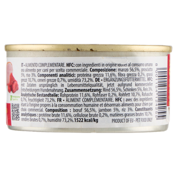 almo nature HFC Natural Manzo con Prosciutto 95 g