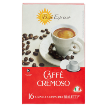 Best Espresso Caffè Cremoso 16 Capsule Compatibili Bialetti* 104 g