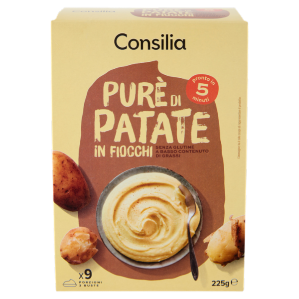 Consilia Preparato per Purè di Patate in Fiocchi 225 g