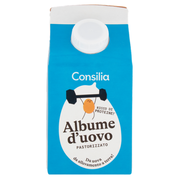 Consilia Albume d'Uovo da Galline Allevate a Terra 500 g