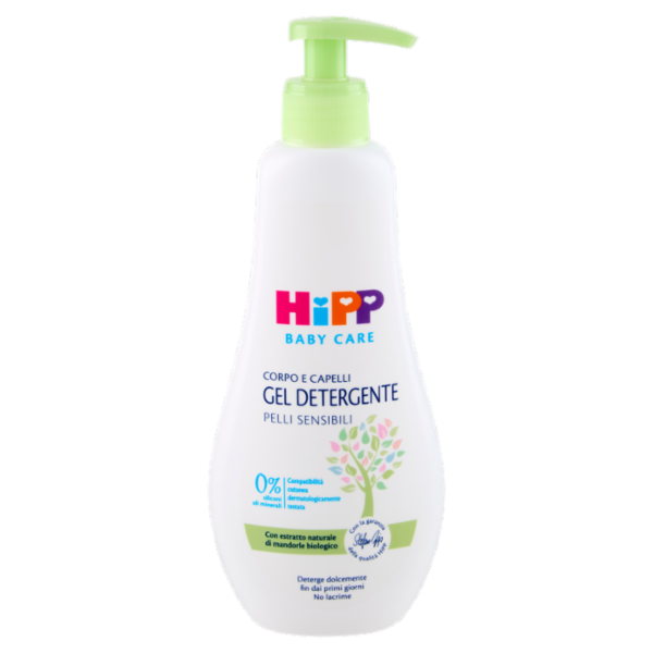 HiPP Baby Care Gel Detergente Corpo e Capelli Pelli Sensibili 400 ml