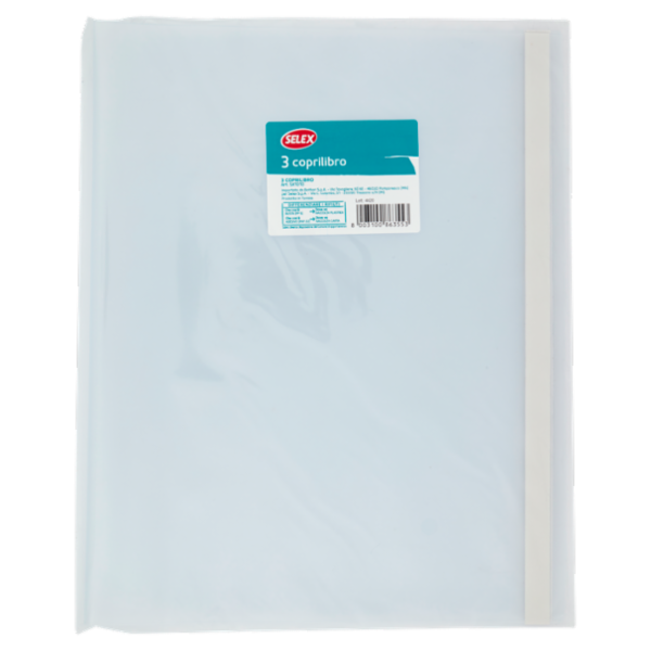 Selex Coprilibro Neutro o Colorato 3 pezzi