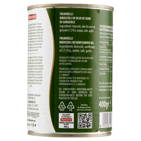 la Torrente Friarielli 400 g