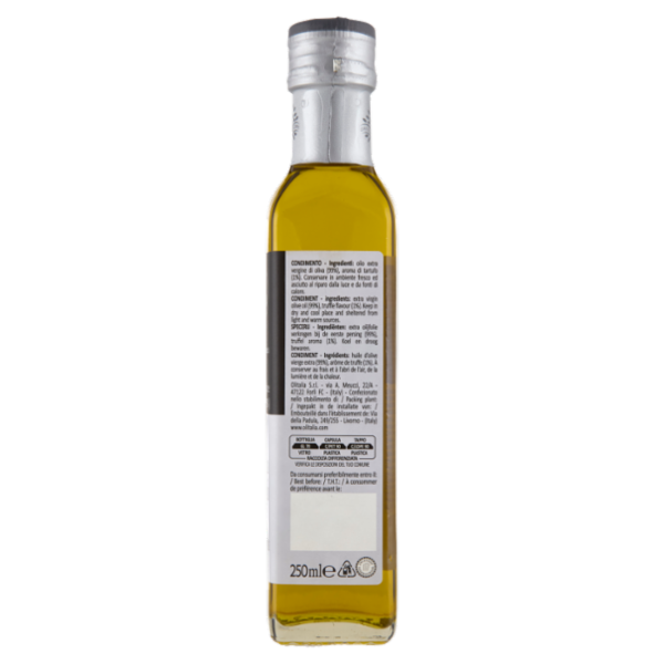 Olitalia Gourmet Condimento a Base di olio extra vergine di oliva (99%) all'aroma di tartufo 250 ml