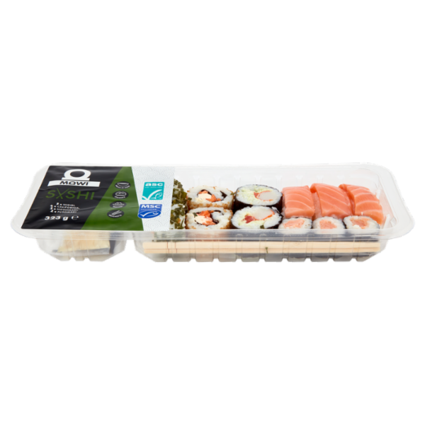 Mowi Sushi 3 x Nigiri, 4 x California, 3 x Hosomaki, 2 x Futomaki 323 g
