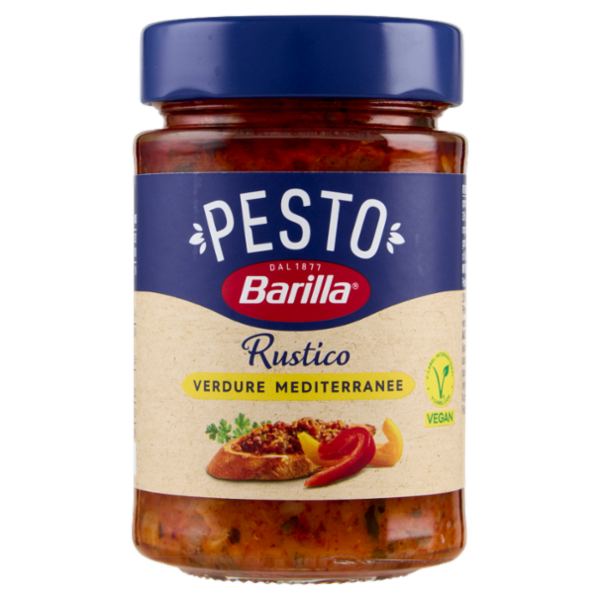 Barilla Pesto Rustico Mediterraneo Pasta e Bruschetta 200 g