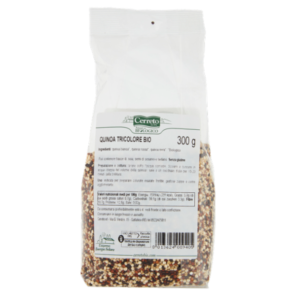 Cerreto i Cereali Quinoa Tricolore Bio 300 g
