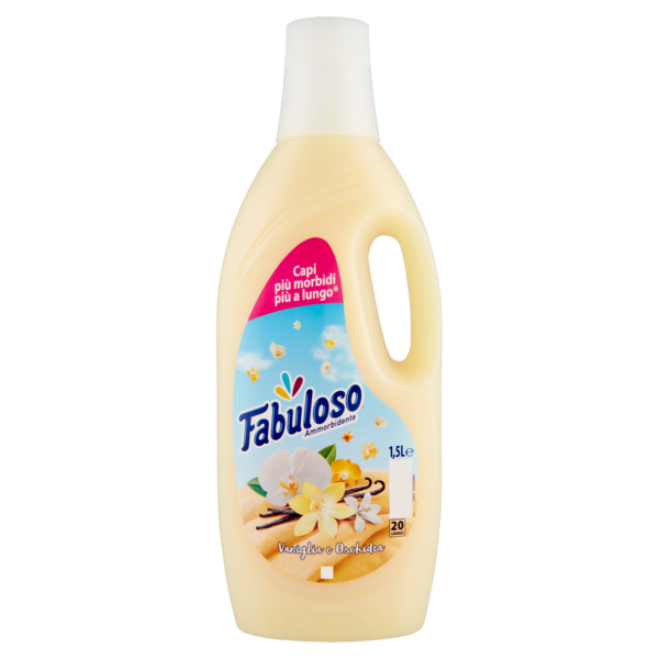 Fabuloso ammorbidente Vaniglia e Orchidea 20 lavaggi 1500 ml
