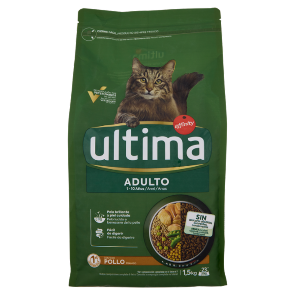 ultima Cat Adulto 1-10 Anni con Pollo 1,5 kg