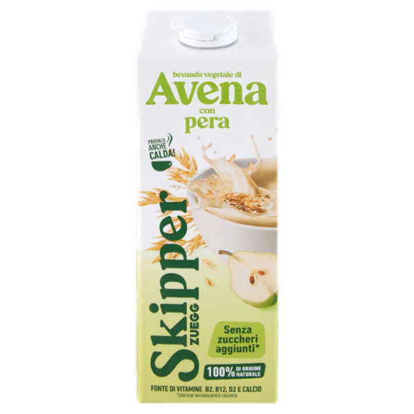 Zuegg Skipper bevanda vegetale di Avena con pera 1000 ml