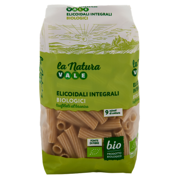 Vale La Natura Pasta di Semola Integrale Elicoidali Biologici 500 g