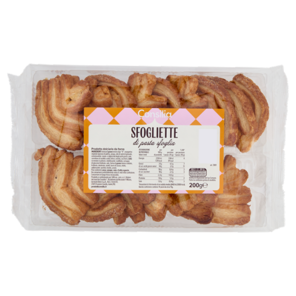 Consilia Sfogliette di Pasta Sfoglia 200 g