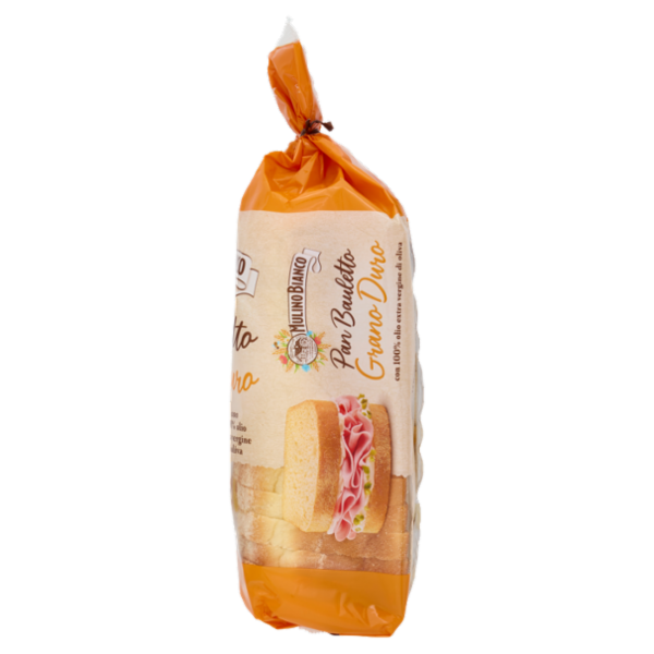 Mulino Bianco Pan Bauletto Grano Duro Pane Ideale per Panini 400g
