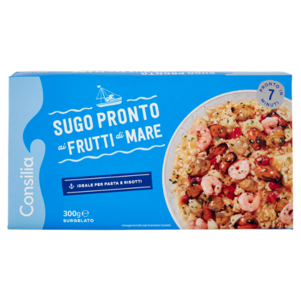 Consilia Sugo Pronto ai Frutti di Mare Surgelato 300 g