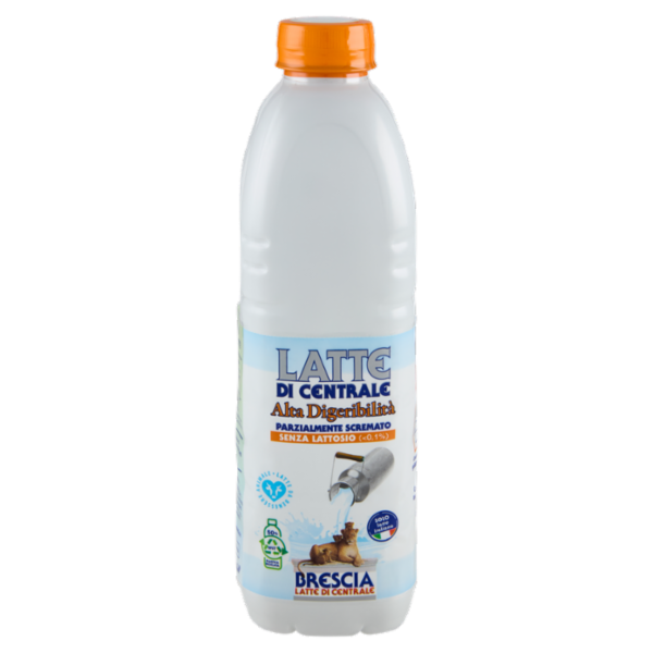Brescia Latte di Centrale Alta Digeribilità Parzialmente Scremato Senza Lattosio 1000 ml