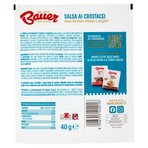Bauer Salsa ai Crostacei 40 g
