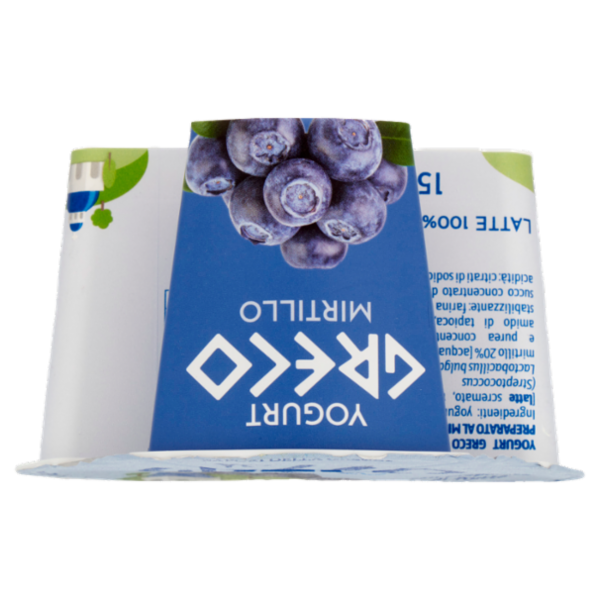 Kionas Yogurt Greco Mirtillo 0% di grassi 150 g