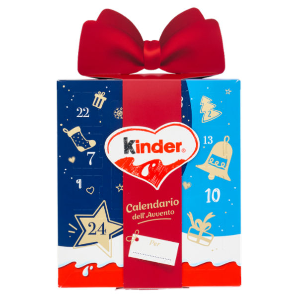 Kinder Calendario dell'Avvento Pacco regalo 24 pezzi 214 g