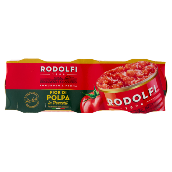 Rodolfi Polpa in Pezzetti 3 x 400 g