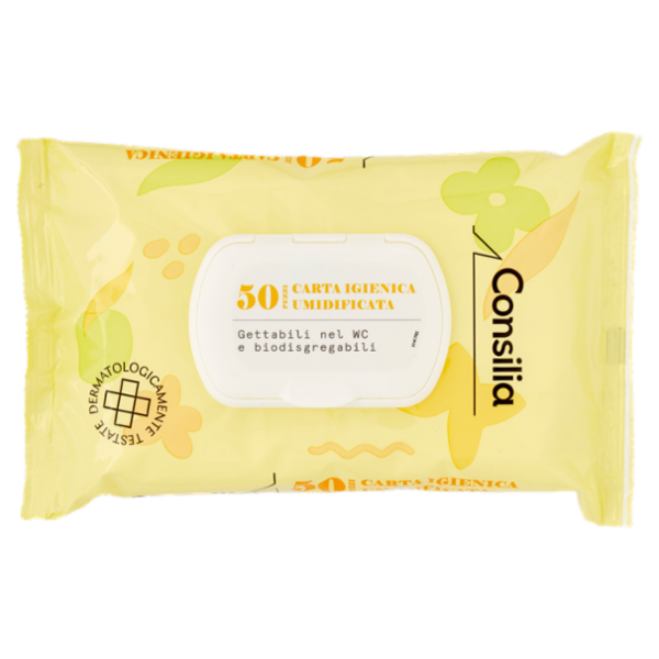 Consilia Carta Igienica Umidificata 50 pezzi