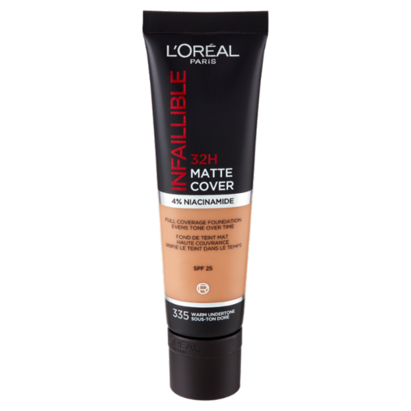 L'Oréal Paris Infaillible Matte Cover Fondotinta, 335 30 ml