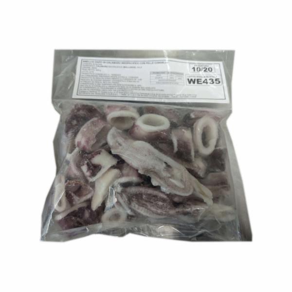 Roglieri Ittica Anelli E Ciuffi Di Calamaro Con Pelle 400 G