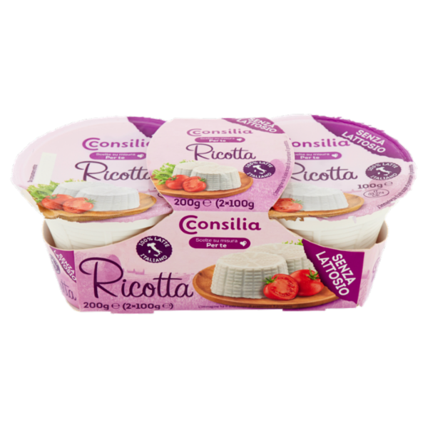 Consilia Scelte su misura Per te Ricotta Senza Lattosio 2 x 100 g
