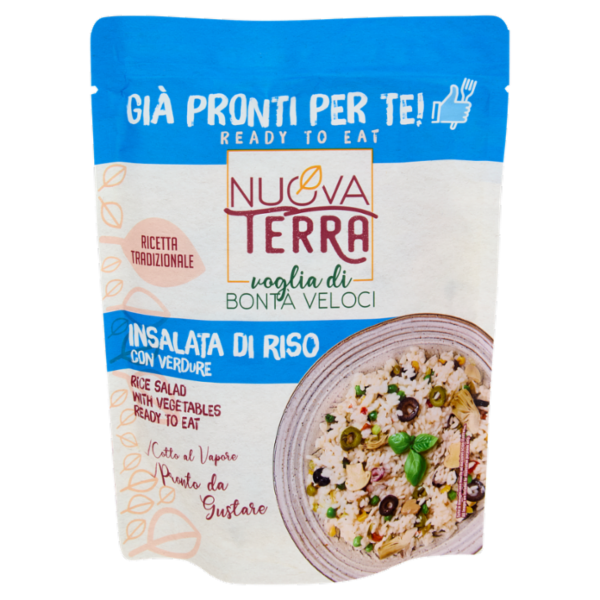 Nuova Terra Già Pronti per Te! Insalata di Riso con Verdure 220 g