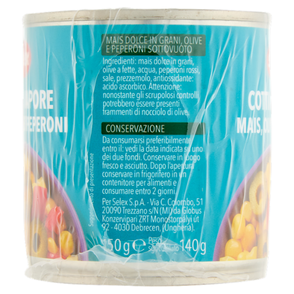 Selex Mais, Olive e Peperoni al Vapore 3x150 g