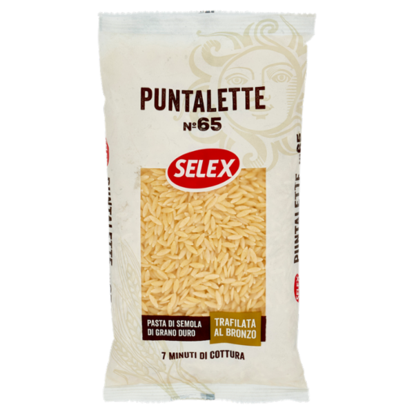 Selex Pasta di Semola Trafilata al Bronzo Puntalette 500 g