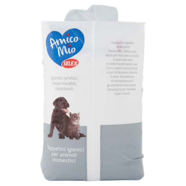 Selex Amico Mio Tappetini Antiodore 60X60 cm 10 pezzi