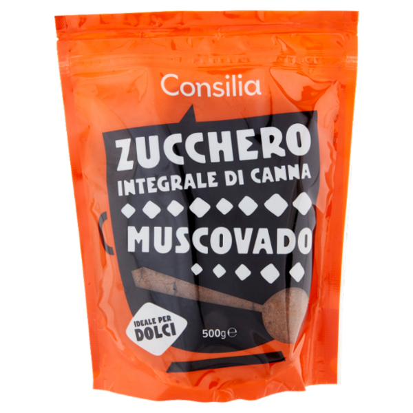 Consilia Zucchero Integrale di Canna Muscovado 500 g